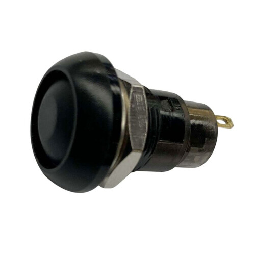3X -Off Latching Waterproof 12mm Push Button  SPST 2A IP67, Black 2