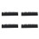 4X Schwarz XL 4-Str Nutenstein PT-1200-00 1