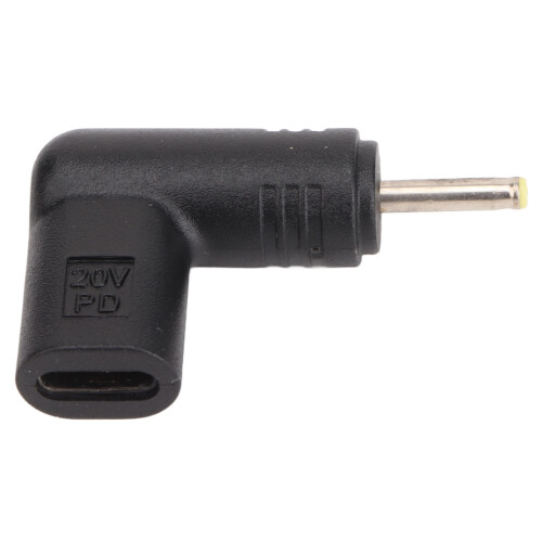 Προσαρμογέας USB C σε DC με γωνία 90 μοιρών, εξομοιωτής PD, υποστηρίζει γρήγορη 2