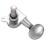 5X Fleur Tuning Pegs / Strings for Stratocaster / Tele / Acoustic Guitar 6L Silver 5