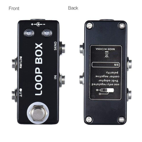 2X Mosky  Guitar Effect Pedal Loop Box Switcher Channel Selection True Bypass 2