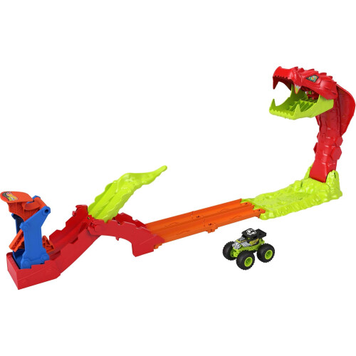 Hot Wheels Hot Wheels Monster Trucks Mega Jump Snake Knockout
