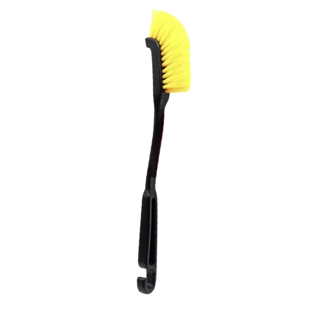 Car Detailing Brush With Soft Dense Bristles And Ergonomic Grip For Wheel And Tire Quick Cleaning 9426802519839