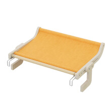 Cat Hammock Hanging Bed for Cats and Small Dogs, Space-Saving Window Mount Pet Bed, Durable Fabric, Sunny Seat