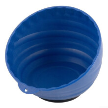 Gym Chalk Bowl With Magnetic Suction Base For Easy Item Retrieval Blue