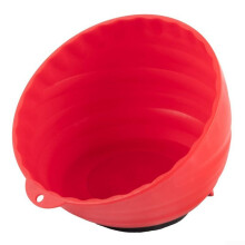 Magnetic Base Chalk Holder Bowl for Gym Setup - Practical Red Design for Easy Use and Storage