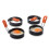 5PCS Egg Rings Brush Set - Stainless Steel, Silicone Handles 12