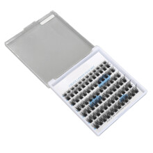 84 Clusters False Eyelash Kit, 8/10/12/14/16mm D Curl Fluffy Extensions
