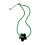 Collier ras du cou en perles de fleurs, pendentif de Style-Vert 1