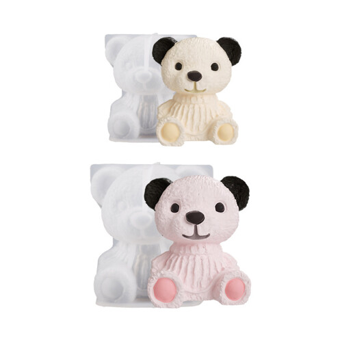 Moules en gypse en Silicone pour ornement d'ours de pull, pour-L 2