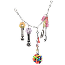 Parrot Toy Bird Chewing Toys Hanging Parrort Toy Playing Toy with Hanger
