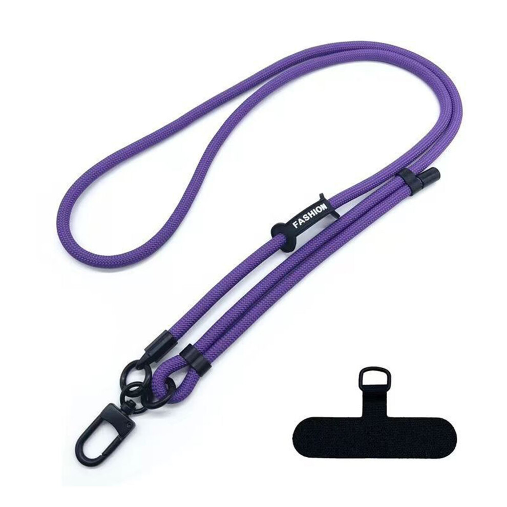 Phone Rope Nylon Material Phone Shoulder Strap Perfect- Purple 7732000894336
