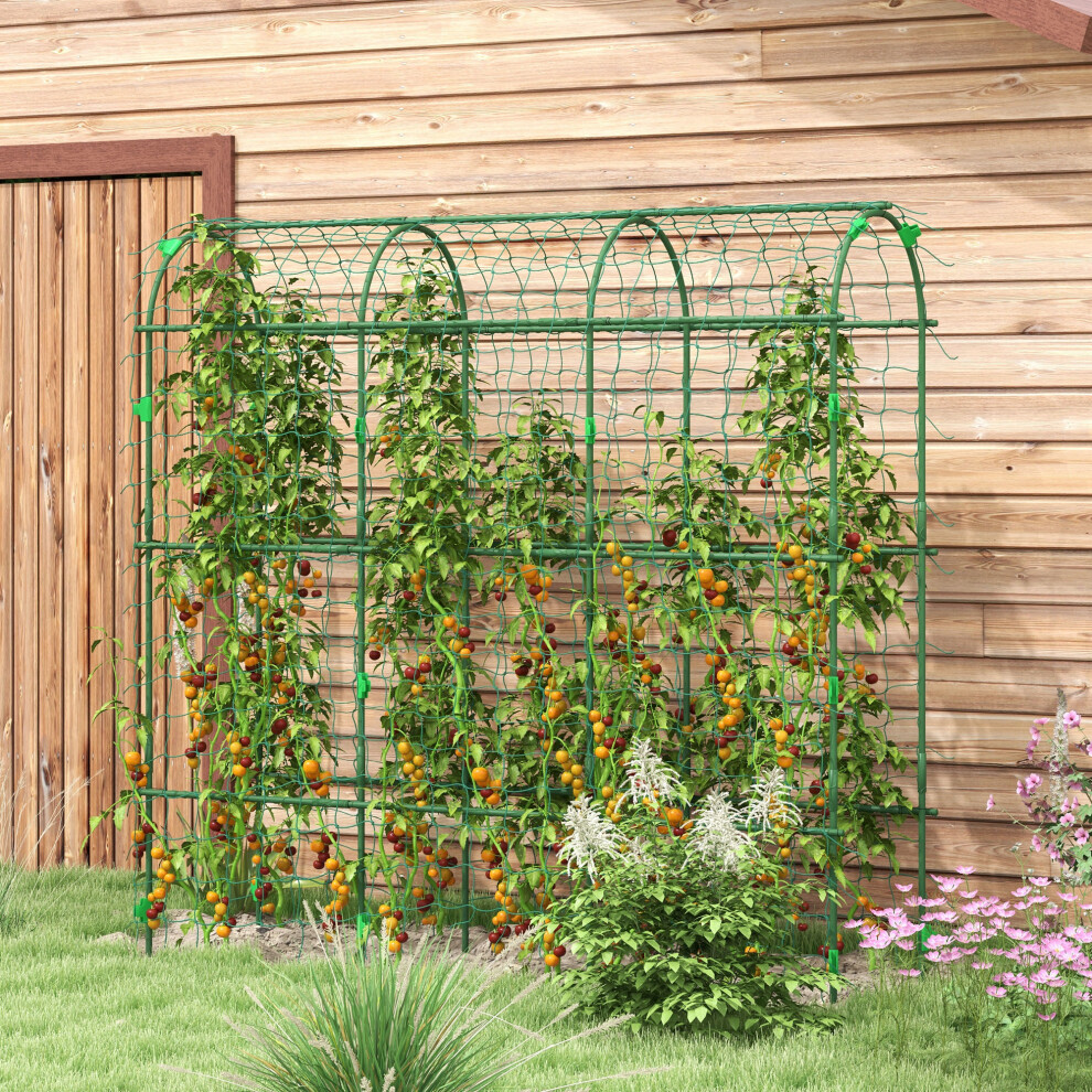 Outsunny 183 Cm Tall Garden Trellis For Climbing Plants Outdoor