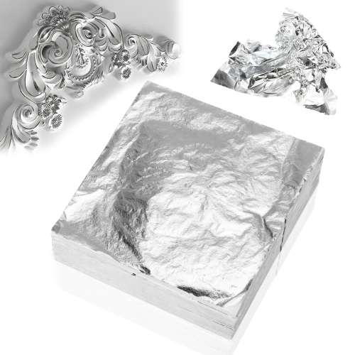 Versatile Silver Artisan Foils, 50 Pcs for Creating Beautiful Effects 2