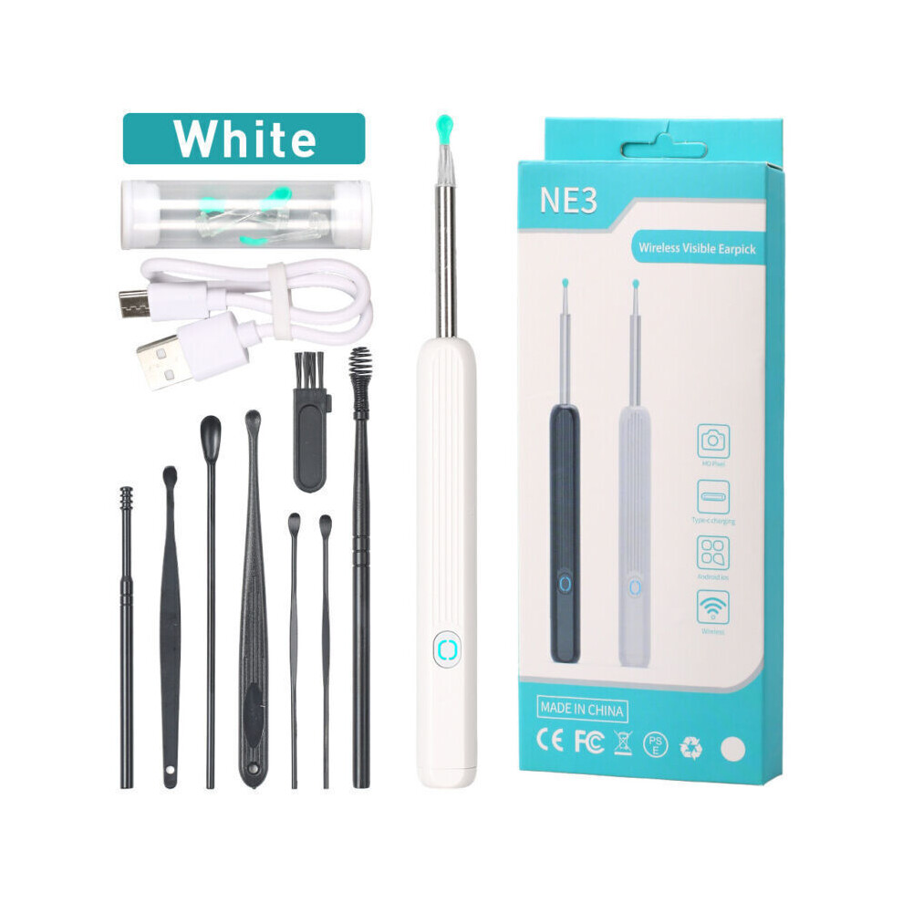 Revolutionary Ear Wax Removal, Innovative 1080P FHD Ear Camera, TYPE-C Charging Offers Fast Recharge, Waterproof Design for Hygienic Handling, Safe