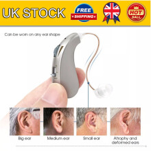 Digital Hearing Aids For Severe Loss, Rechargeable Hearing Aids With Noise Cancelling, Comfort Design For Easy Wear, Personal Sound Amplification