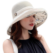 Cappello da sole estivo da donna, cappello da spiaggia a tesa larga con design in rete traspirante e protezione UV, cappello da viaggio pieghevole