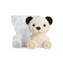 Ours de pull en cristal 3D, artisanat d'ornement, moule en-S