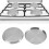 Herddeckel Edelstahl 4er Pack 2