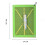 Golf-Trainingsmatte / Golfschwung-Übungsmatte 25x50 cm 2