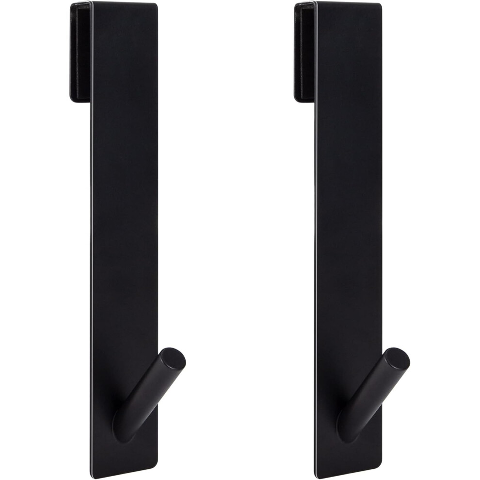 Extended Shower Door Hooks, Over Door Hooks For Frameless Glass Shower Door, Durable Stainless Steel Towel Hooks, Non-Slip Heavy Duty Bathroom 9358999376196