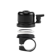 Fahrradklingel mit Airtag-Halterung Black 22.2 mm