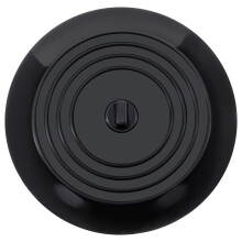 Geschirrstopfen aus Silikon Black 15 cm