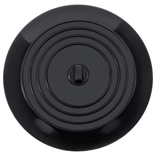 Geschirrstopfen aus Silikon Black 15 cm