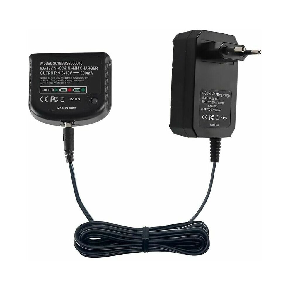 Black & Decker Compatible Replacement Battery, Multi-Volt Output Charger With Intelligent Lights, Extended Warranty, No Memory Effect, Ce Fcc Rohs 9358999376271