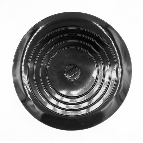 Geschirrstopfen aus Silikon Black 15 cm 1