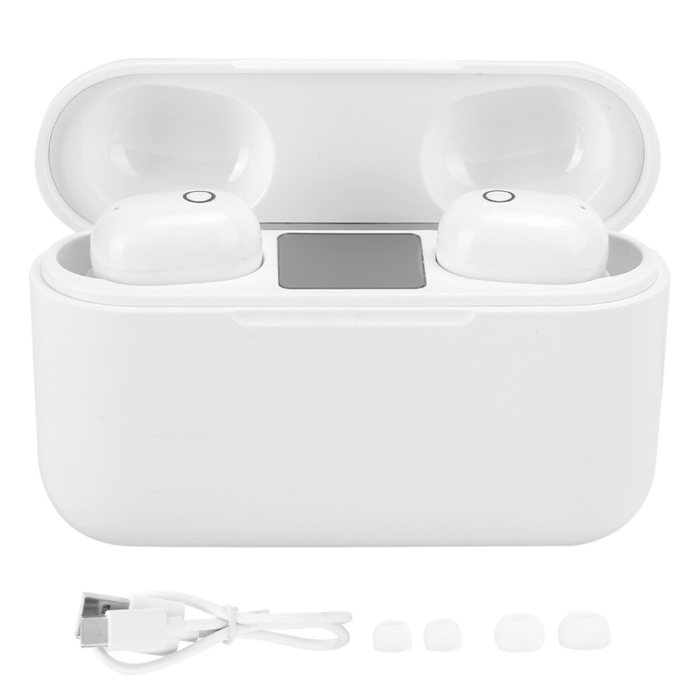 Unleash The Power Of Sound: Waterproof True Wireless Earbuds, Bluetooth 5.3, Touch Controls, Ergonomic Design, Led Power Display, For The Ultimate 9773935168916