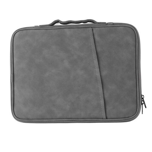 Shockproof Tablet Sleeve With Multi Layer Protection Water Resistant Fabric Front Pocket For Notebook Extra Side Storage Pocket And Mesh Pockets For 2