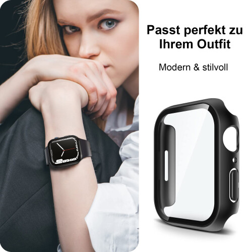 Εξαιρετικά λεπτή θήκη αφής για Apple Watch Series9, ανθεκτική στις γρατσουνιές και τους 2