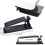 Self-adhesive cable holder for multiple cables 10-pack Black 3