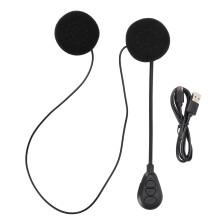 Stereo Music Motorcycle Headset, Helmet Intercom Headset With CVC Noise Cancellation IPX6 Waterproof Hands-Free Voice Activated Assistant Universal Mi