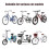 Capa de chuva impermeável para bicicleta Red 4