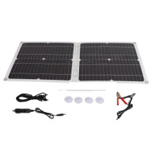 Versatile Applications Solar Panel Kit, Monocrystalline Solar Panel With Automatic Charging For 18V Batteries And Dc Charging Equipment, Portable