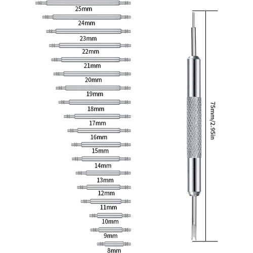 Federstift für Uhren 8-25 mm 144-Piece 1