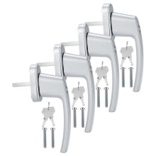 Multifunction Security Window Lock, Aluminum Window Handle Ensuring Child Safety Lock with Key