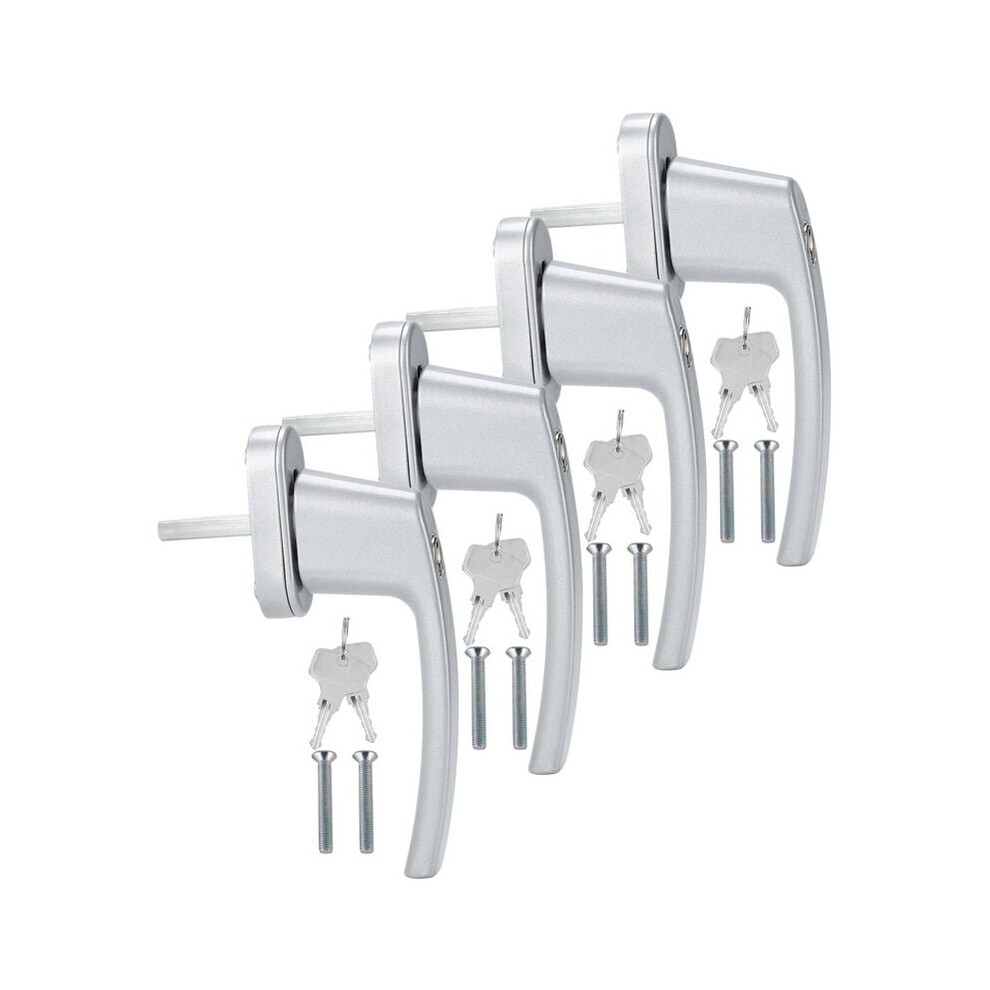 Aluminum Alloy Guardian, Window Lock With Key Locking Mechanism For Enhanced Door Security 9433291885802