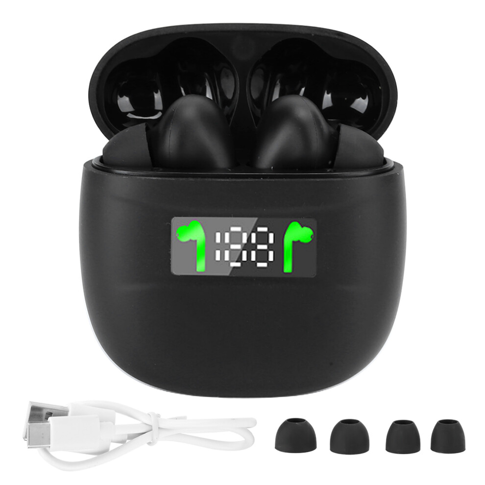 Bluetooth Earbuds With Touch Control And Led Lcd Display Immersive Stereo Sound Noise Reduction Long Battery Life In Ear Headphones 9138057395419