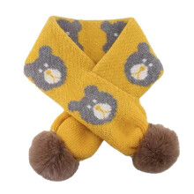 (As show, style 1) Kids Scarf Fashion Toddler Soft Warm Scarves Neck Warmer Winter for Girls Womens