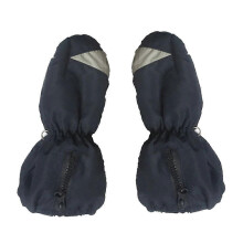 (As show, Green) Children's bag finger gloves play snow spot warm thickened waterproof children's ski mittens