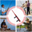 Fishing Pole Covers Durable Fabric Rod Protector Sleeve Adjustable Elastic Band  Guard For Backyard Camping 4