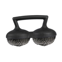 Grill Cleaning Brush with Ergonomic Comfort Grip, Steel Wire Scrubber for Effortless BBQ Cleaning