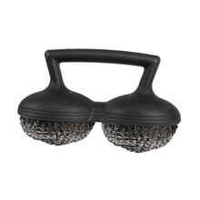 Grill Brush BBQ Grill Cleaner with Ergonomic Grooved Handle for Effortless Outdoor Barbecue Cleaning