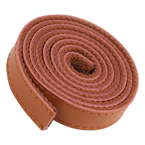 Faux Leather Strips Leather Straps  Leather Fabric Strips-Brown