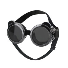 Pet Goggles Small Dog Eye Protection Windproof Clear Lenses For Long Snout Dogs Adjustable Elastic Belt