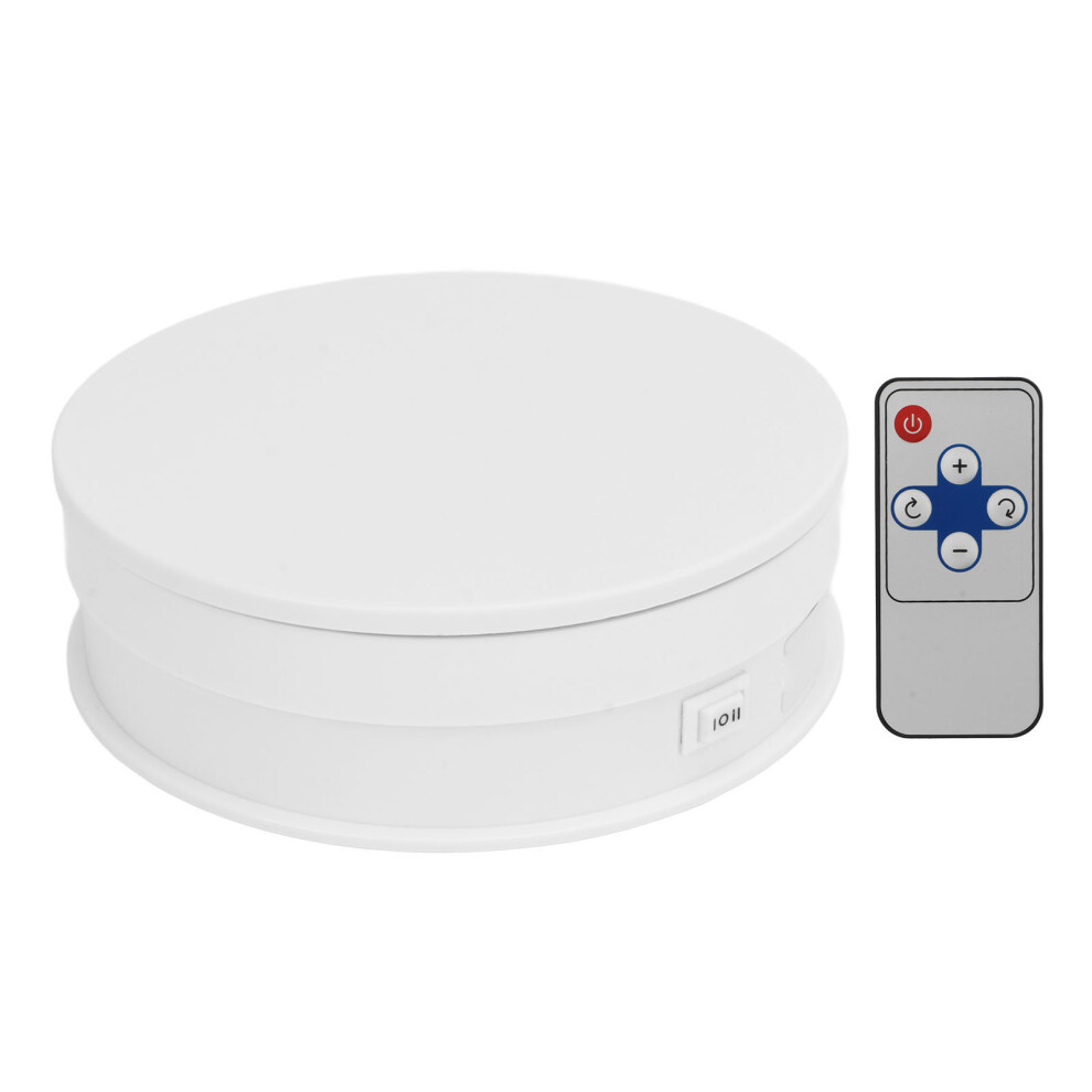 15Cm Electric Rotating Turntable With Remote Control For Photography สขาว White 7601378649544
