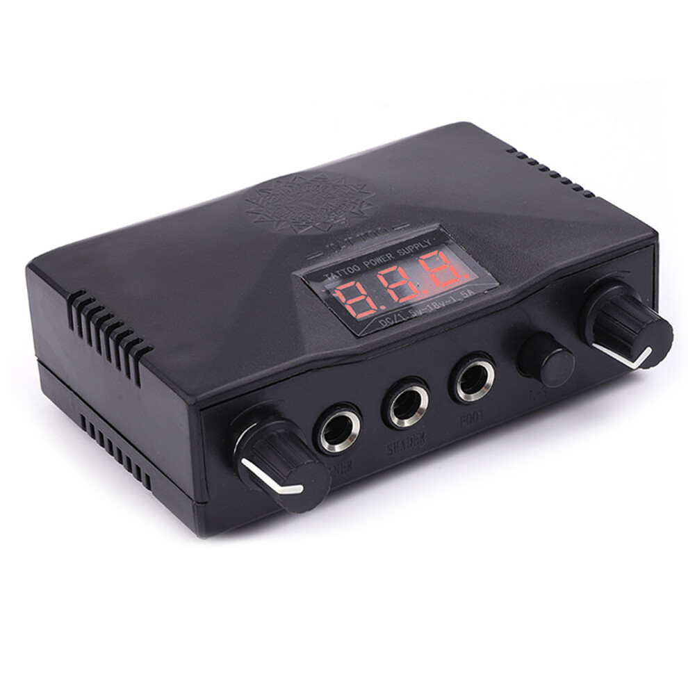 Mini Tattoo Power Supply ABS Housing 5V 2A with Display Screen